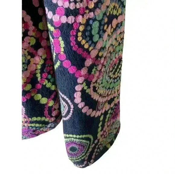 Life Style Blouse Women's Size Medium Paisley Textured Long Sleeves Shirt - Picture 3 of 6